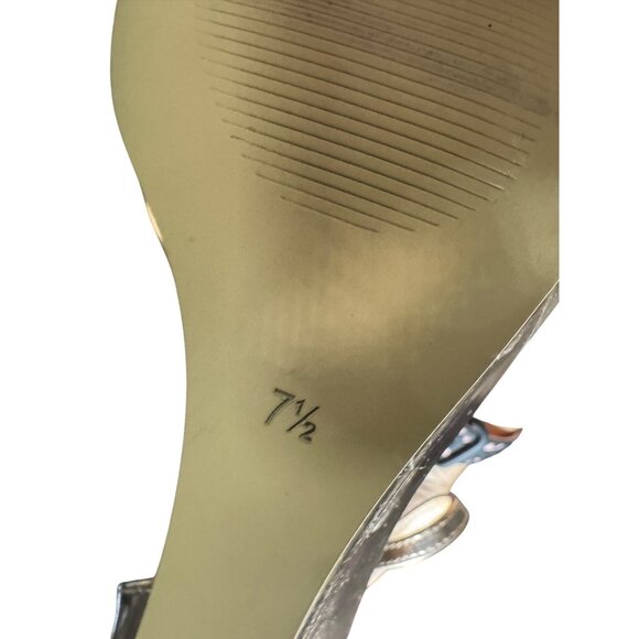 Rohb By Joyce Azria Rose Gold Heel Sandals For Women Size 7.5 NWOB - Picture 8 of 8